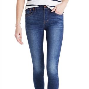 Madewell 9” High Riser Skinny in Polly Wash, 26T